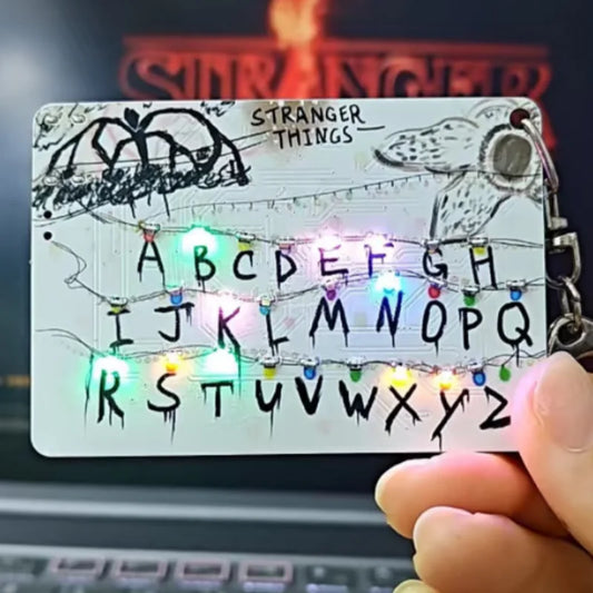 Stranger-Inspired LED Alphabet Keychain